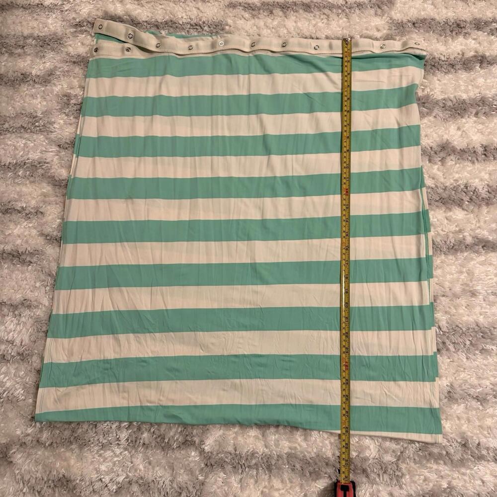 ✨ Lululemon Vinyasa Scarf – Teal & Cream Stripe ✨ spring light weight - Picture 7 of 7
